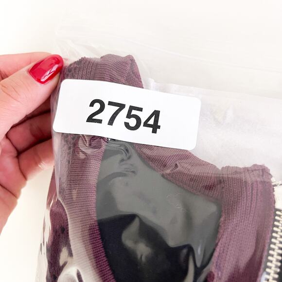 MILLY Size 8 Knee Length Dress Bodycon Fitted Puff Sleeve Maroon Red Knit - Picture 8 of 8